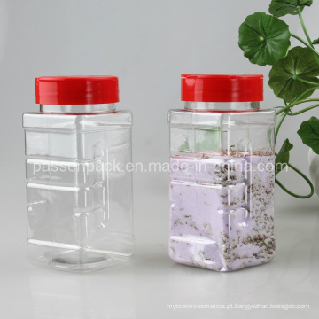 500ml pet plástico Spice jar com tampa Flip (PPC-PSB-76)